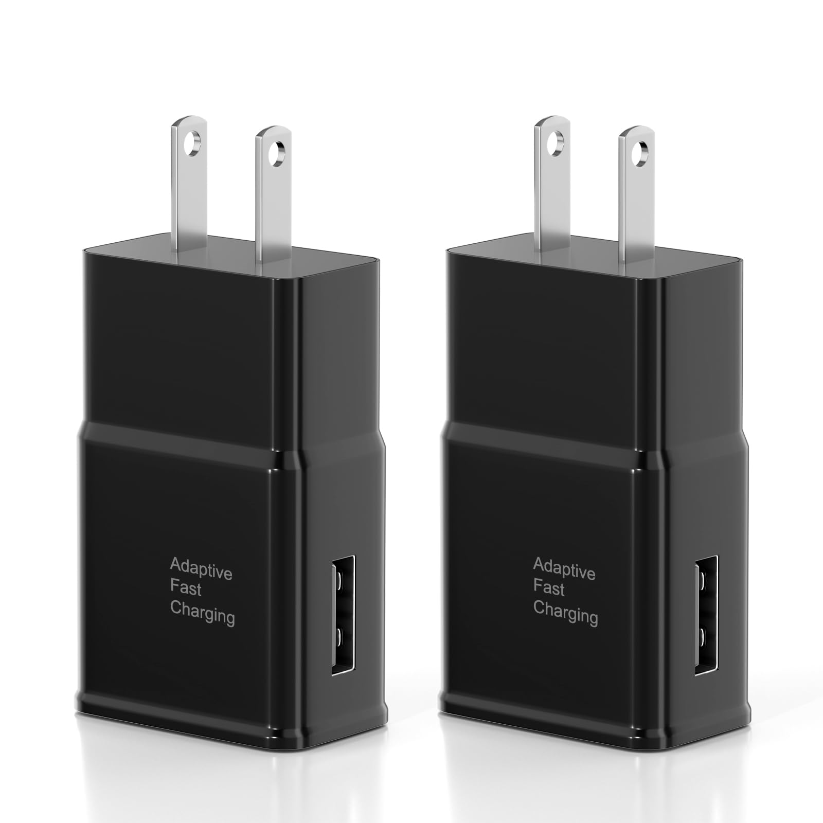 Samsung Adaptive Fast Charging USB Wall Charger Adapter for Samsung Galaxy S26/S26 Ultra/S26+/S25 Ultra/S25/S25+/S25/s24/s23S8 S9 / Edge/Plus/Active, Quick Charge, Android Phone Travel Plug -2 Pack