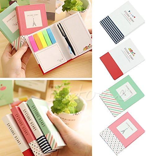 Sticker Post It Bookmark Notepad Marker Memo Flags Sticky Notes Book With Pen