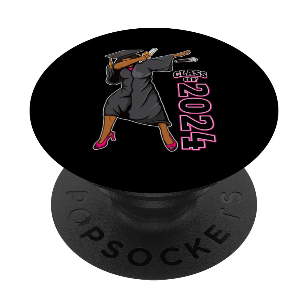 Seniors Class of 2023 Black Girl Magic Graduation Gift Her PopSockets Swappable PopGrip