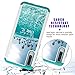 Voanice for Samsung Galaxy A14 5G Case with [2 Pack] Screen Protector, Slim Shockproof Soft TPU&Hard PC Phone Case, Girls Women Cute Glitter Bling Butterfly Protective Cover for Samsung Galaxy A14 5G