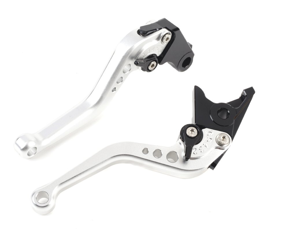 Motorcycle Short Brake Clutch Levers Adjustable Aluminum CNC for HONDA CBR 600 F2,F3,F4,F4i CBR900RR CB599/CB600 HORNET CB919 VTX1300 NC700 S/X One Pair (F18/H626) SPL028