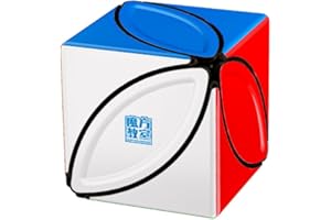 Bukefuno MoYu Maple Leaves Speed Magic Cube Stickerless MFJS Maple Leaf Cubing Puzzle Classroom Speed Ivy Magic Cube Toys (St
