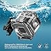 Nechkitter 60m Dive Protective Housing Case for GoPro Hero 5 Session Hero 4 Session Hero Session, High Transmission Waterproof Housing Case
