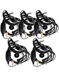 Lsgoodcare forma de G 2.5 mm 1-Pin Plug-ear - Auricular para Motorola Talkabout 2 Radio de dos vías Walkie Talkie mh230r mr350r ms350r mt350r mh230tpr md200r FRS