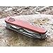 Swiss Army Style Pocket Knife 15-in-1 Wood Body by Vermont - Multi-tool Stainless Steel with Wood Body. Tactical, Survival, Hiking, Hunting, and Camping. Great Training Gifts for Boy Scouts.
