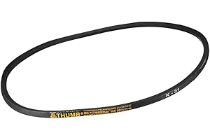 uxcell K-31 V Belt Machine Transmission Rubber, Black Replacement Drive Belt 31 inch Outer Girth 8mm Width 6mm Height JIS Sta