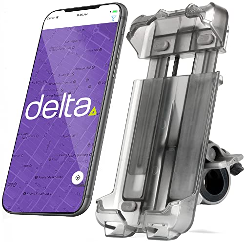 Bicycle Phone Mount By Delta Cycle - Lockable Bike Phone Mount Handlebar Adjust…