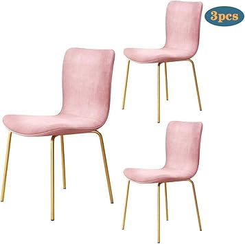 Amazon Com Oug Dining Chair High Rebound Sponge Pad Metal