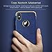 LOHASIC for iPhone Xs Case (2018) Premium Leather Slim Luxury Soft Back Flexible Full Body Shockproof Cases - Ink Blue