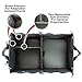 Premium Auto Trunk Organizer by E.M.D.M.: Multipurpose, Customizable, Expandable Storage Cargo Bin for Vehicles and Trucks, Compartments & Anti - slip / Waterproof Bottom plus Backseat Caddy