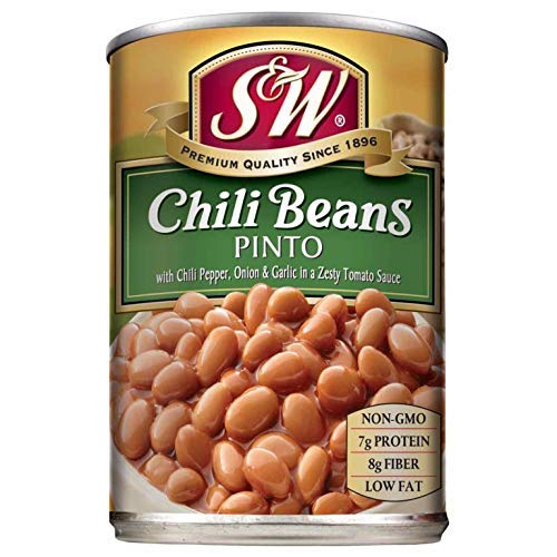 S&W, Chili Beans, 15oz Can (Pack of 6)
