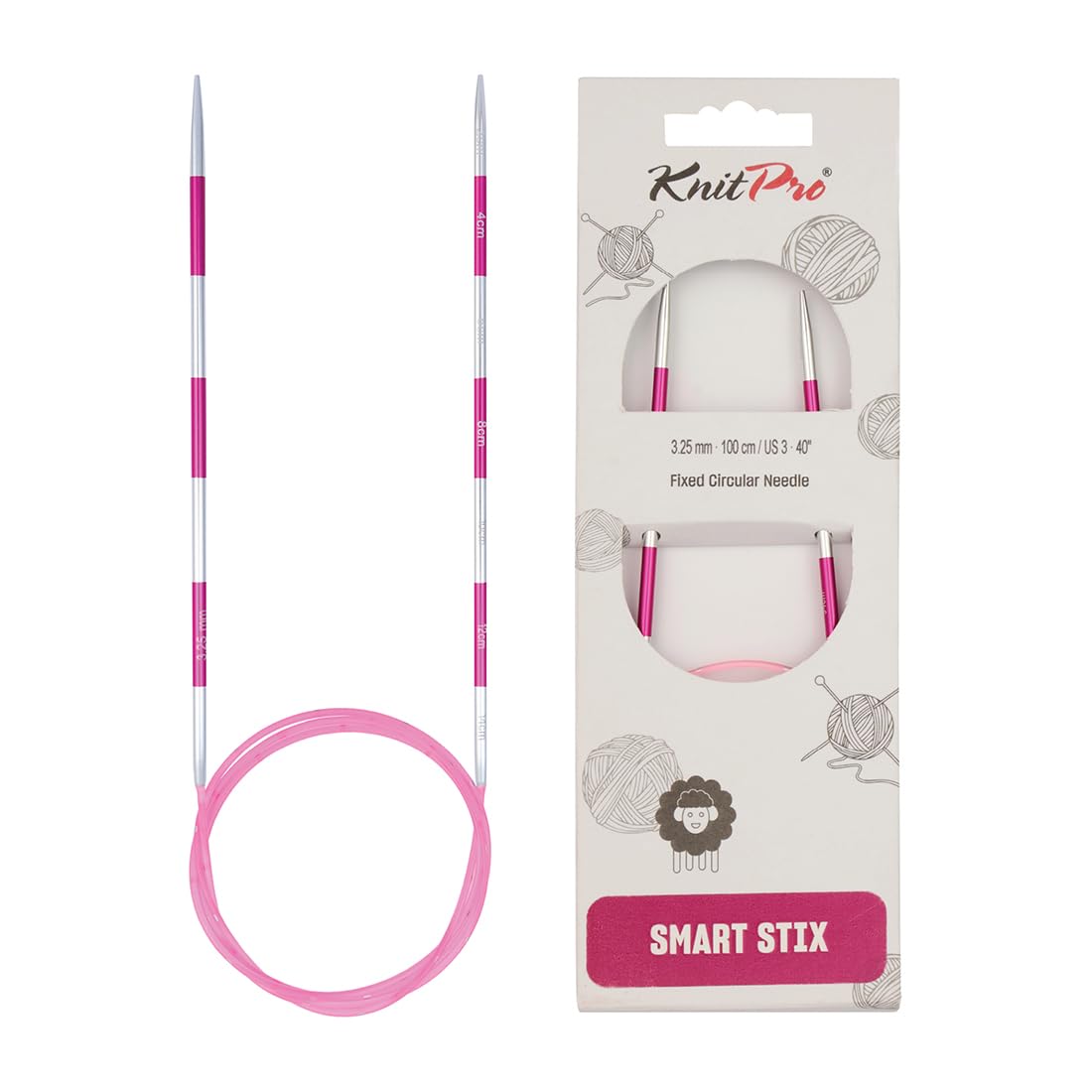 KnitPro Smartstix Fixed Circular Needles 40" (100cm) | 3.25mm — image 1