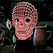 SAVFY 3D Skull bulbing Bedroom Decorative Night Multi 7 Color Change USB Touch Button LED Desk Table Light lamp