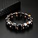 Healthcare Bracelet, Unisex Stylish Weight Loss Magnetic Hematite Stone Slimming Healthy Bangle Jewelry