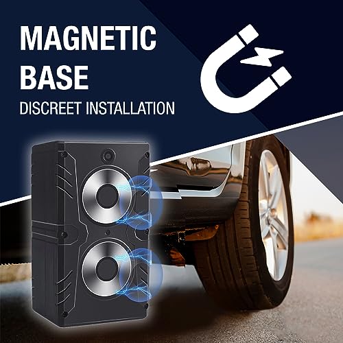 REWIRE SECURITY 104 PLUS 4G Magnetic GPS Vehicle Tracker – Portable Real-Time Locator for Car, Truck, Van | Easy to Install | Up to 4 Month Tracking Battery Life | Low-Cost Monthly Subscription
