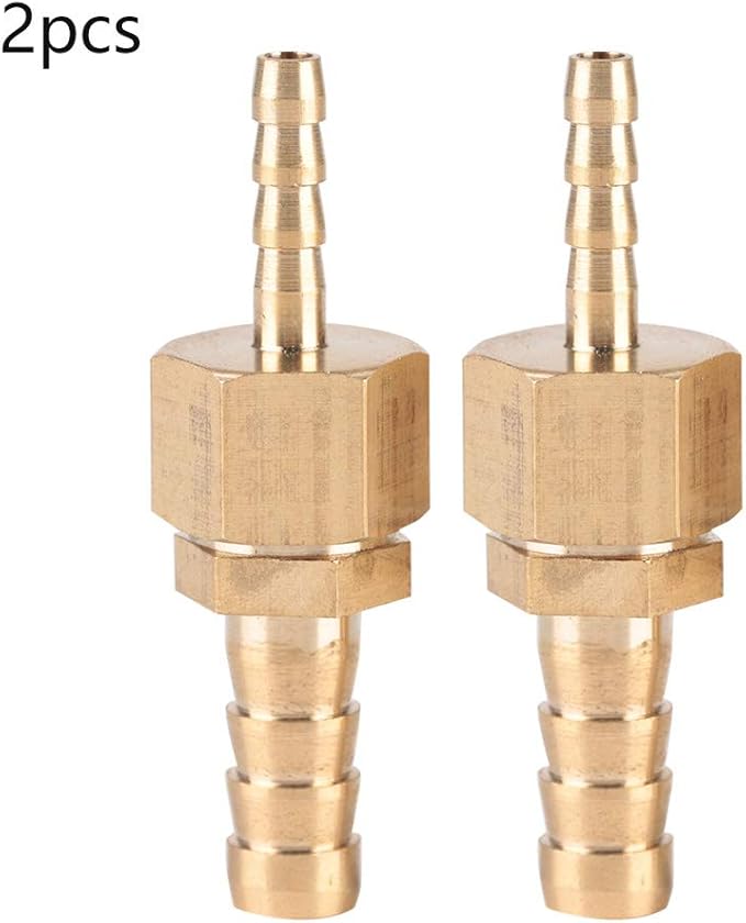 Brass Hose Barb Quick Release Pack Threaded Coupler Fitting Plug