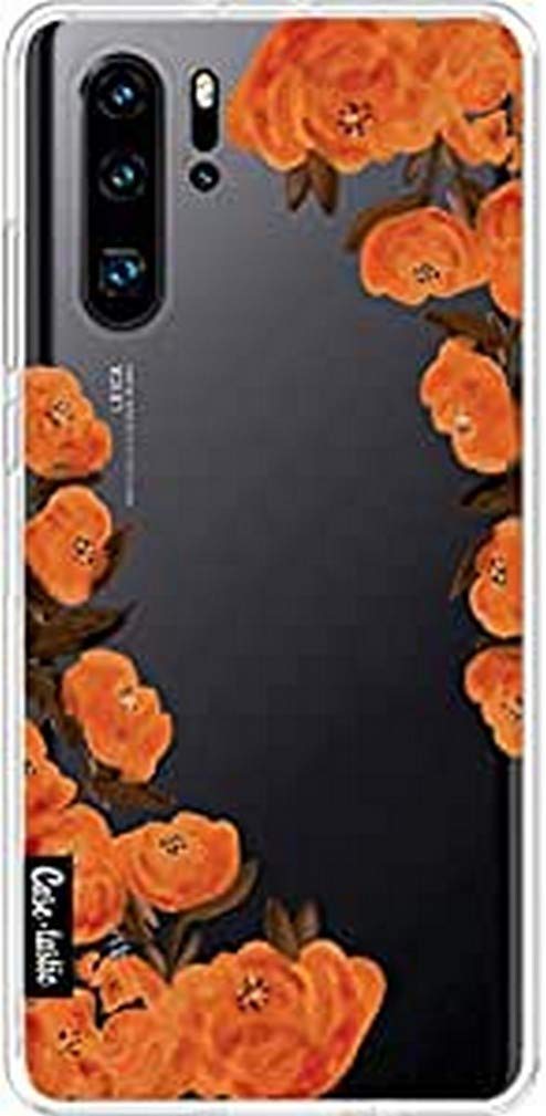 Casetastic P30 Pro mobile phone case with plenty of space for your ID, bank card and more. The shock-absorbing and scratch-resistant case for the Huawei P30 Pro with orange autumn flowers