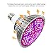 GLIME Grow Light Led Light Bulbs 80W Grow Lights Full Spectrum Plant Light for Greenhouse and Hydroponic Flower Lights E27 Grow Light Bulb for Indoor Plants
