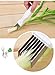 STONCEL Tool Slice Cutlery Kitchen Onion Vegetable Cutter Sharp Scallion Cutter Shred