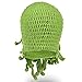 Vbiger Beard Hat Beanie Hat Knit Hat Winter Warm Octopus Hat Windproof Funny for Men & Women One Size Green