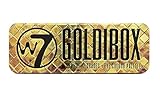 W7 Goldibox and the 12 Shades Eye Colour Palette Tin, 12 Eye Shadows + FREE Makeup Blender Sponge