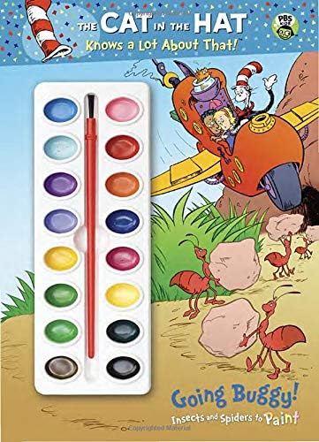 Going Buggy! (Dr. Seuss/Cat in the Hat): Insects and Spiders to Paint (Deluxe Paint Box Book) (The Cat in the Hat Knows a Lot About That!)