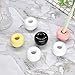 HanYan HUS 4 Piece Mini Ceramics Toothbrush Holders Tooth Brush Stand for Bathroom Countertops (4 Colour)¡­