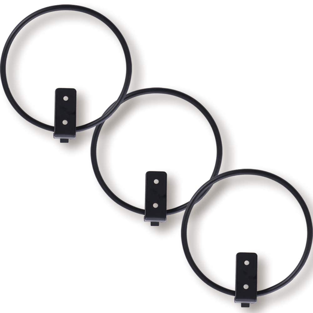 CENPEK 3pcs 6in Wall Mount Planter Holder Flower Pot Ring Wall Bracket for Hanging Plant Flower Pot