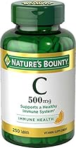 Nature's Bounty Vitamin C 500mg, 250 Tablets