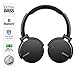 Sony MDR-XB650BT/B Extra Bass Bluetooth NFC Wireless Headphones - Black (Renewed)