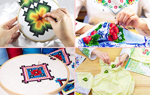 4 Premium+Rainbow+Embroidery+Floss+Thread