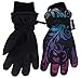N'Ice Caps Girls Waterproof Thinsulate Fashion Design Winter Snow Ski Gloves