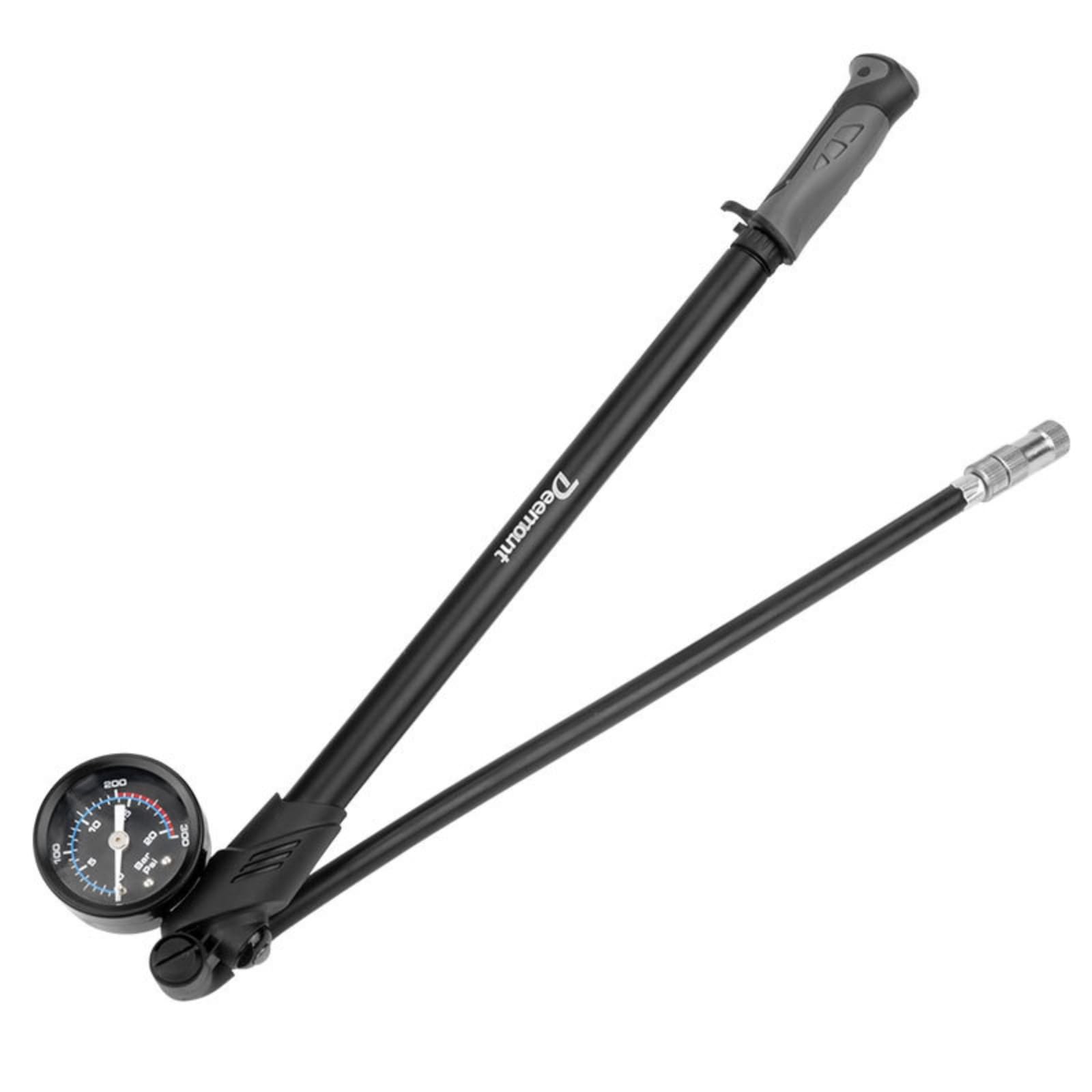 NELboNs Shock Pump for Road Mountain Bike High Pressure Suspension Pump 300PSI for Front Fork and Rear Bike Suspension Air Shocks with Gauge Fits Schrader & Presta Tire Valve