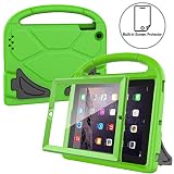 AVAWO Kids Case Built-in Screen Protector for iPad 2 3 4 - Shockproof Handle Stand Kids Friendly Compatible with iPad 2nd 3rd 4th Generation (Green)