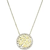 Alef Bet by Paula Hebrew Shema Israel Prayer Pendant for Women and Girls