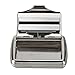 BDQFEI(TM) portable metal cigarette case with paper clip Stainless steel cigarette case/holder