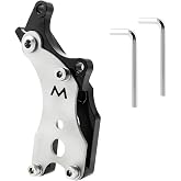 Frdhee Disc Brake Adapter Converter, Bicycle Brake Aluminum Alloy Brake Fixed Seat Adapter Converter Bike Disc Brake Conversion Mounts Brake Parts