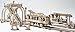 UGears Mechanical Town Series Tram Line Mechanical Wooden Model Kit 3D Puzzle Assembly
