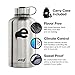 Stainless Steel Insulated Beer Growler - 64 oz Water Bottle - Includes Carry Case - Double Wall Vacuum Sealed Wide Mouth Design. Five Year Guarantee! Perfect Temperature Control from eegl