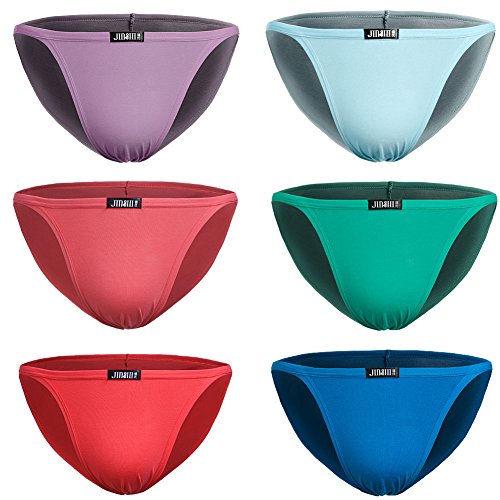Jinshi men s bamboo fiber bikinis briefs multicolors of…
