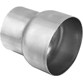 3.0&rdquo;ID to 4.0&rdquo;OD Exhaust Adapter, Stainless Steel Exhaust Pipe Connector Reducer, Universal 3.0 Inch to 4 Inch Kit