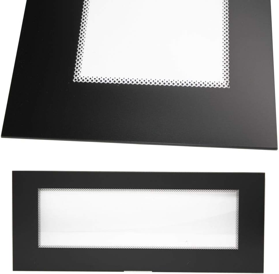 5304464067 Microwave Door Outer Glass (Black) Genuine Original Equipment Manufacturer (OEM) Part Black