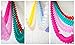 Life Glow Hanging Garland Four-Leaf Tissue Paper Flower Garland Reusable Party Streamers for Party Wedding Decorations, 11.81 Feet/3.6M Each, Pack of 6-Pink