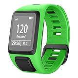 NotoCity Silicone Watch Band Replacement for Spark/Spark 3/Golfer 2/Adventurer/Runner 2/3 Smartwatch for Man Women(Green)