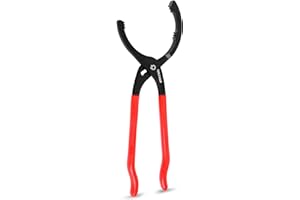 TOOLEAGUE 16" Large Oil Filter Pliers, Adjustable Oil Filter Wrench Removal Tool for Most Cars,Trucks,Engine Filters(1 Pc)