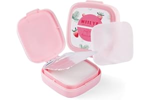 MIILYE 80PCS Nail Polish Remover Pads in Box, Easy to Carry | Instant Removal | Lint Free Nail Polish Wipes for Natural Air-dried Water/Oil Based Nail Polish Soak Off