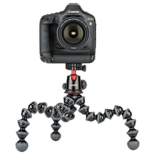 JOBY GorillaPod 5K Kit. Professional Tripod 5K Stand and Ballhead 5K for DSLR Cameras or Mirrorless Camera with Lens up to 5K (11lbs). Black/Charcoal.