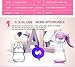 Manual Breast Pump with Lid for Breastfeeding using only 100% Food Grade, BPA-Free Breastpump Materials for Hands Free Breast Feeding