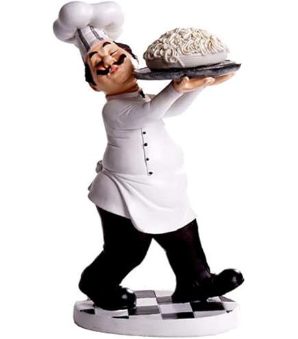 Amazon.com: Ebros Master Bistro Chef Holding Melting Dome