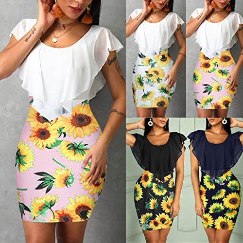 6 EINCcm+Floral+Pencil+Batwing+Bodycon